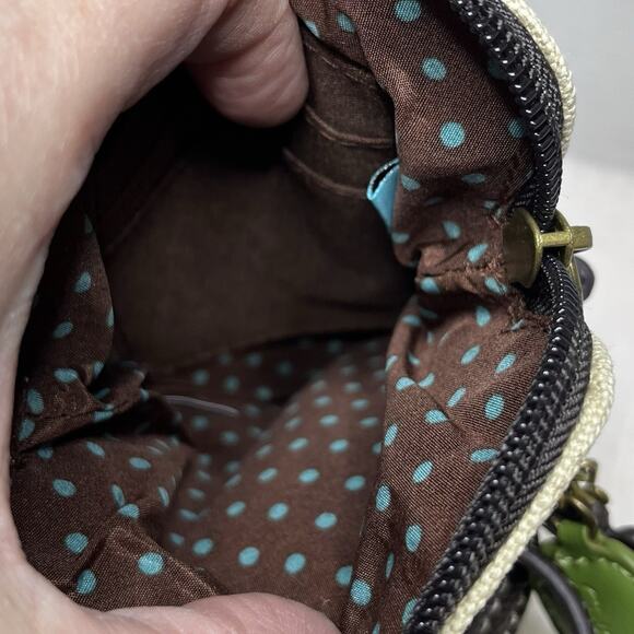 CHALA Bird Safari Canvas Crossbody Cell Phone Purse Adjustable Strap Sand - Picture 6 of 6